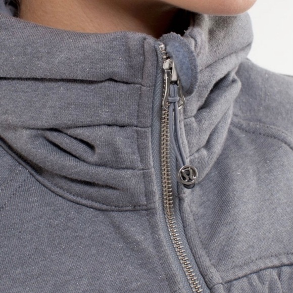 LULULEMON SPARKLE CUDDLE UP JACKET HEATHER GRAY - Picture 3 of 6